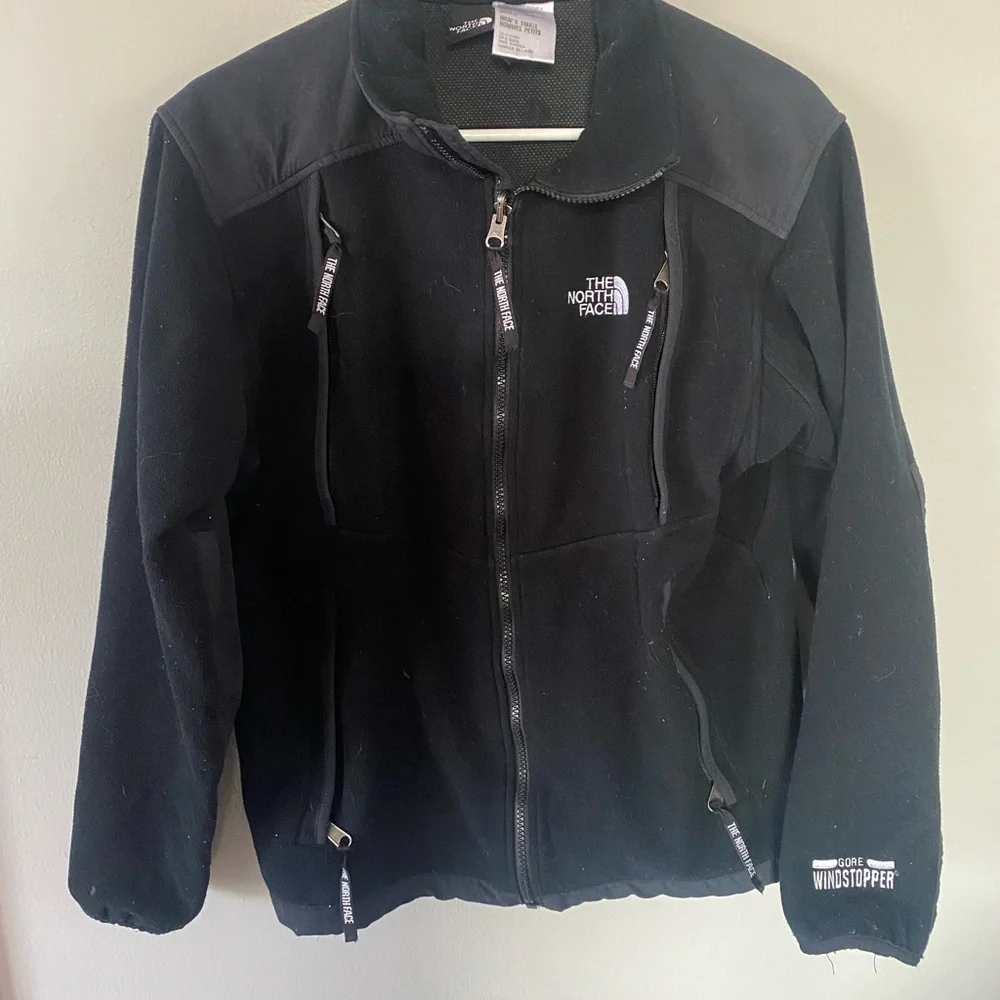 Vintage 90’s The North Face Black Gore Windstopper Fleece jacket‎ men’s S